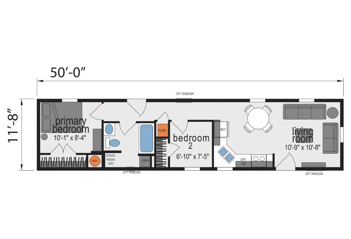 Skyline Homes In Sugarcreek OH Manufactured Home Manufacturer   C601 Floor Plans SMALL 